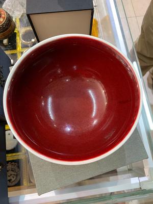 CQ004清康熙郎窑红碗